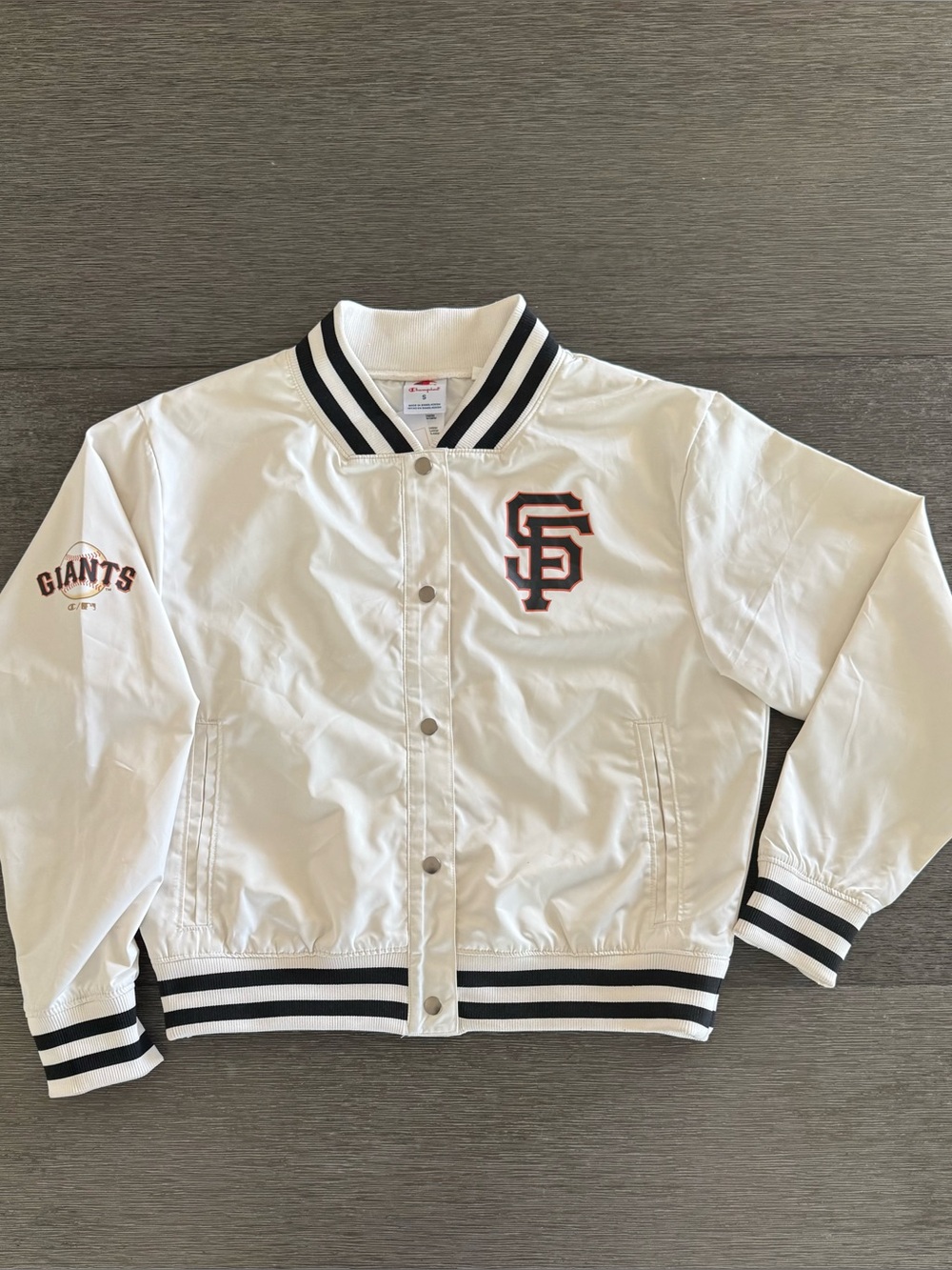 MLB San Francisco Giants Women's Champion Bomber Jacket S - Picture 2 of 10